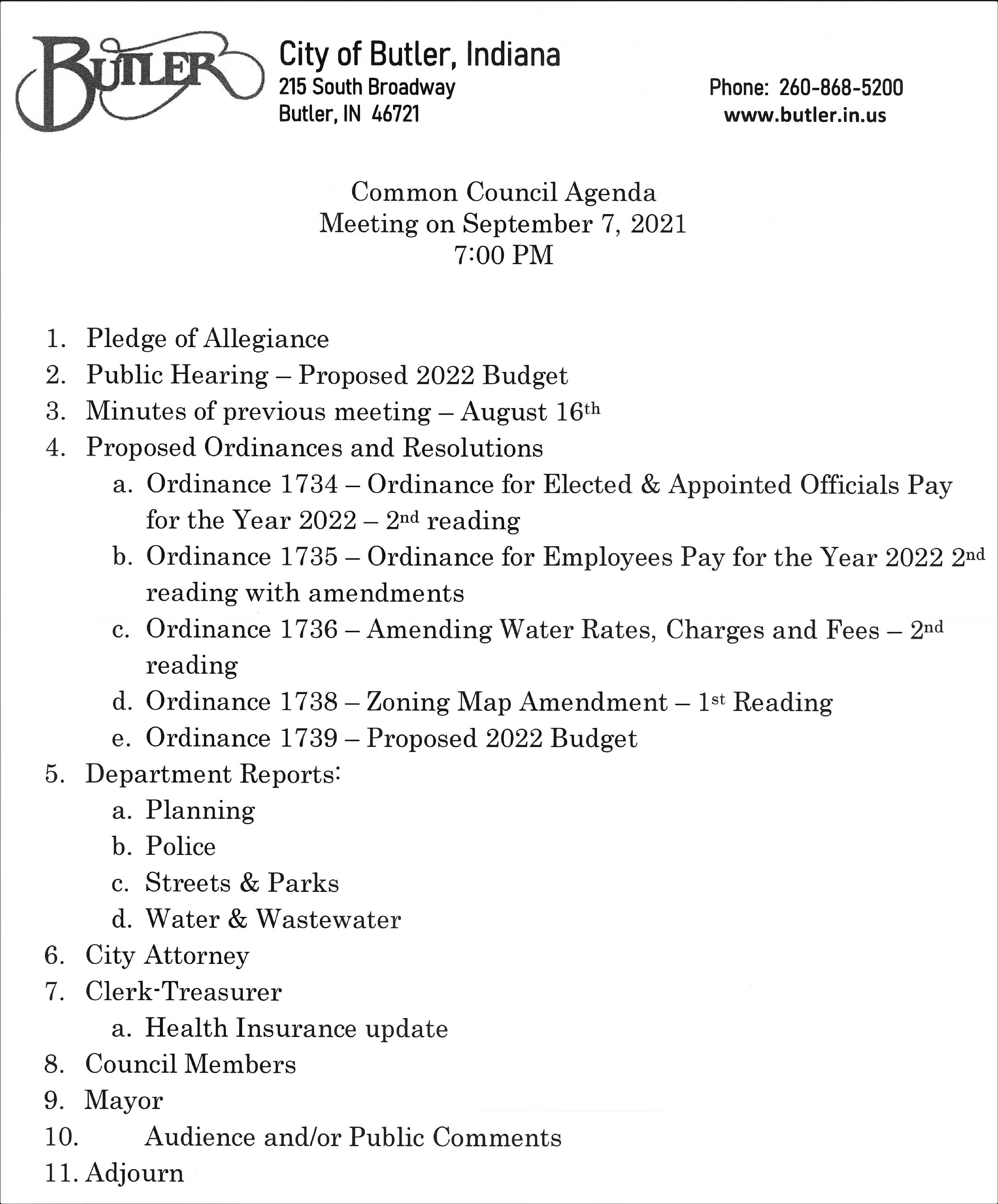 9-7-2021 Council